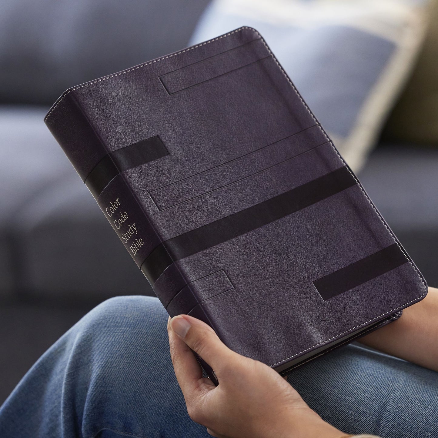 Color Code Study Bible, Revealing God's Truth Color by Color (NKJV, Purple Leathersoft, Red Letter)