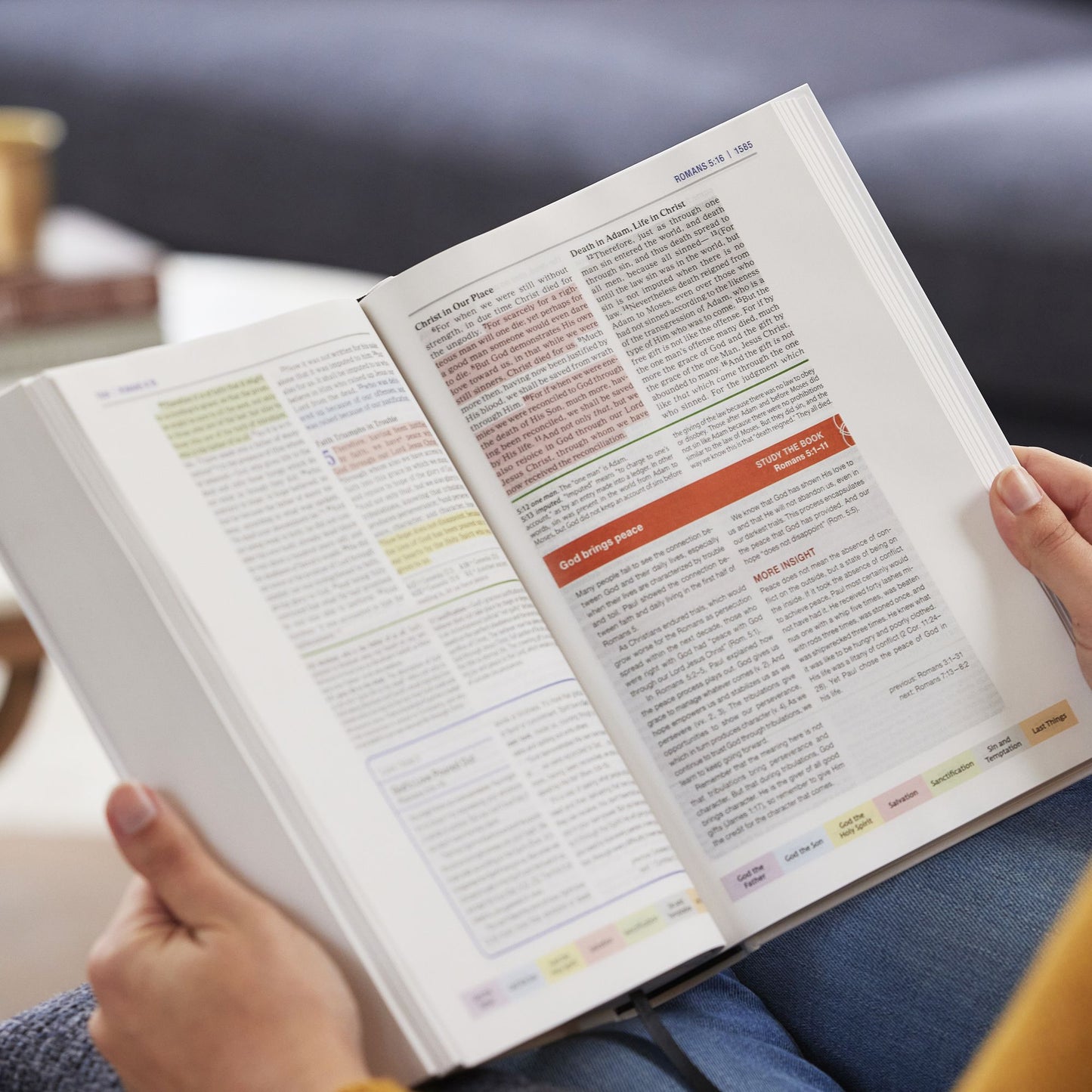 Color Code Study Bible, Revealing God's Truth Color by Color (NKJV, Purple Leathersoft, Red Letter)