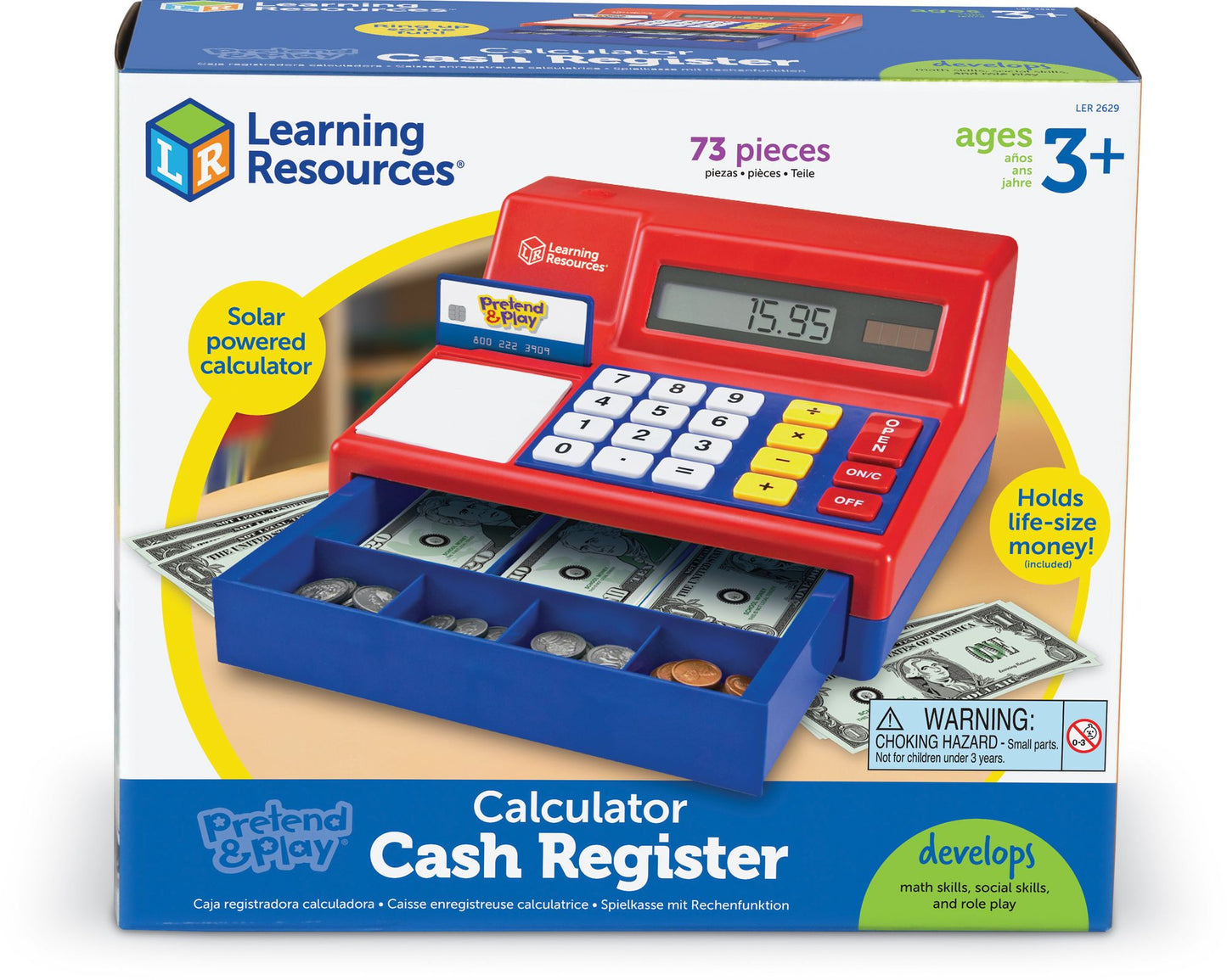 Pretend & Play Calculator Cash Register