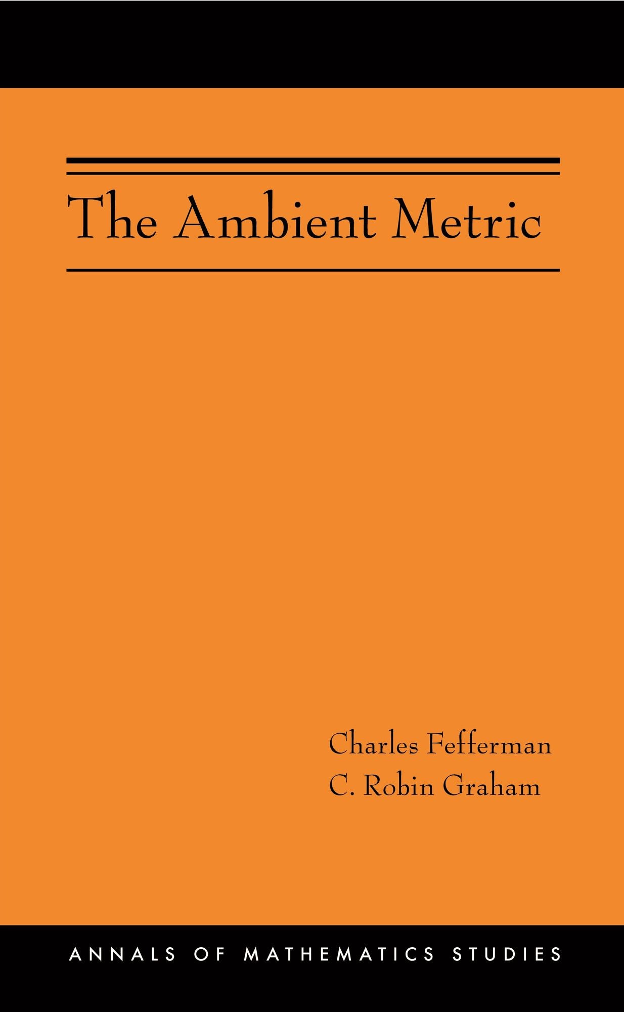 The Ambient Metric (AM-178)