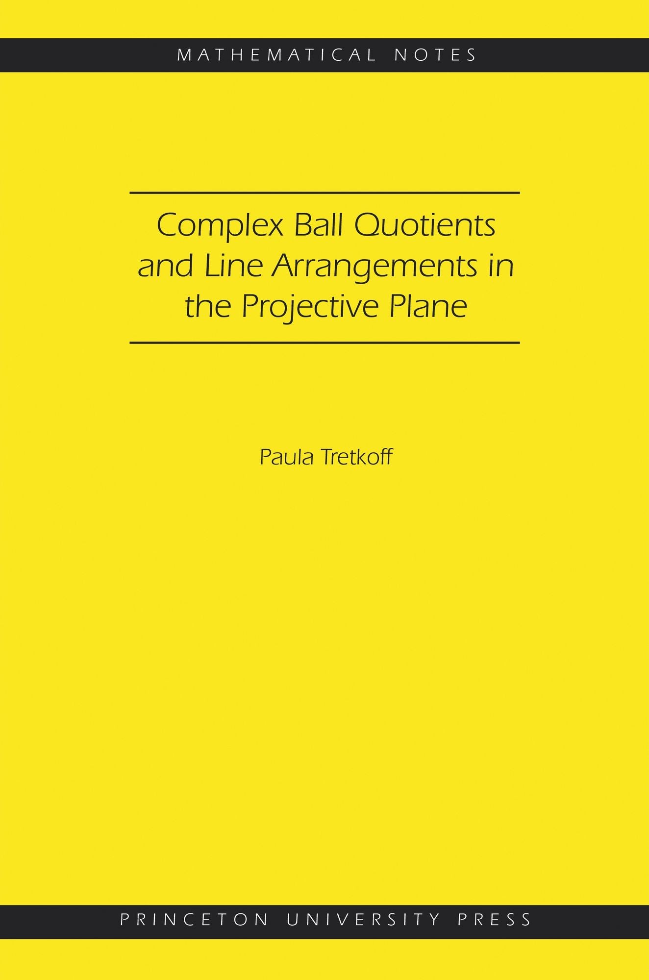 Complex Ball Quotients and Line Arrangements in the Projective Plane (MN-51)