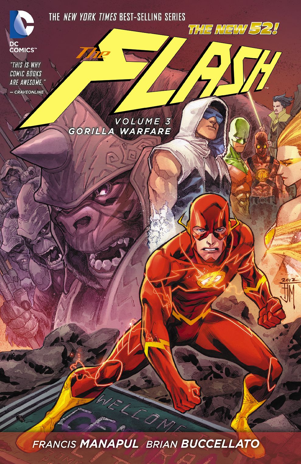The Flash, Volume 3: Gorilla Warfare (The New 52) (NOOK Comic with Zoom View)