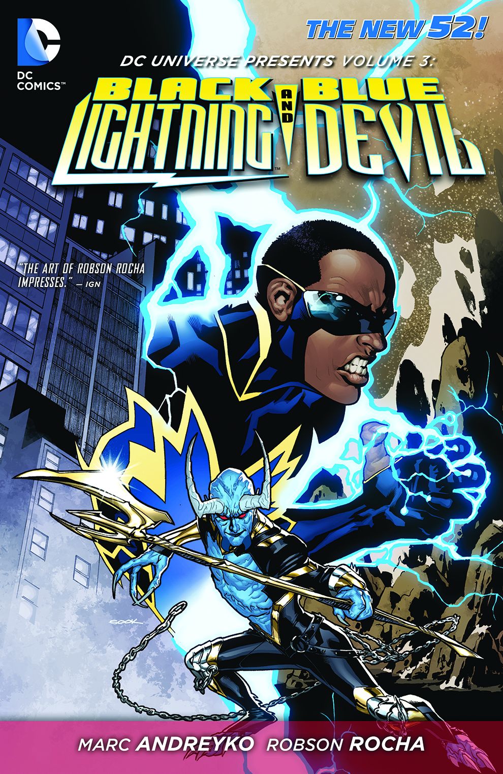 DC Universe Presents Vol. 3: Black Lightning and Blue Devil (The New 52) (NOOK Comic with Zoom View)