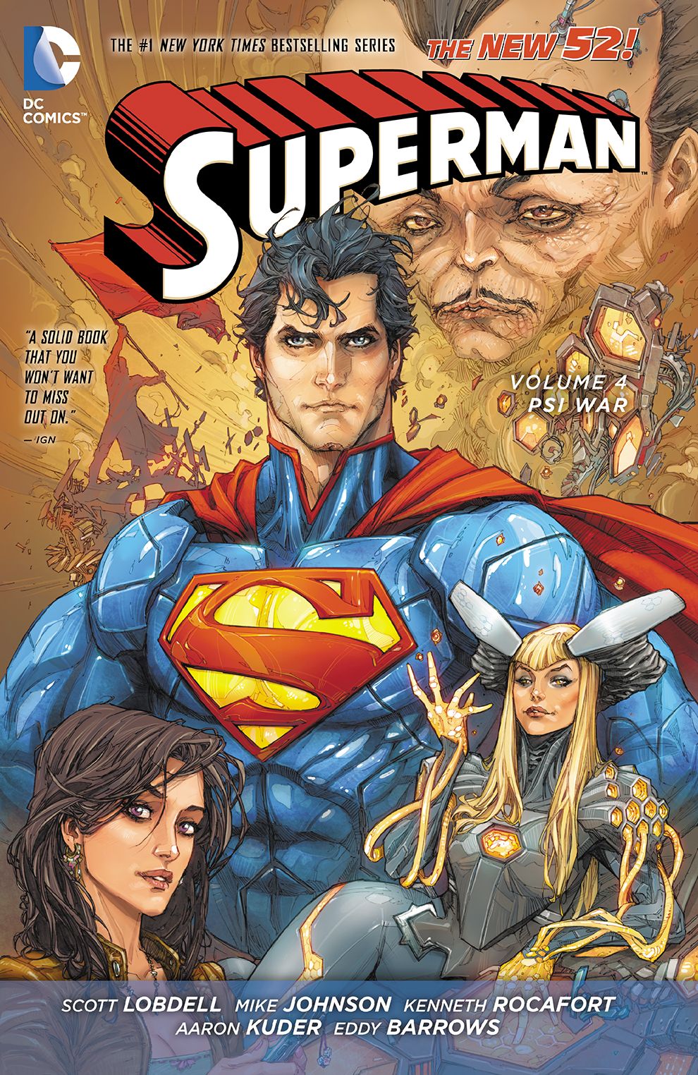 Superman Vol. 4: Psi-War (The New 52) (NOOK Comic with Zoom View)