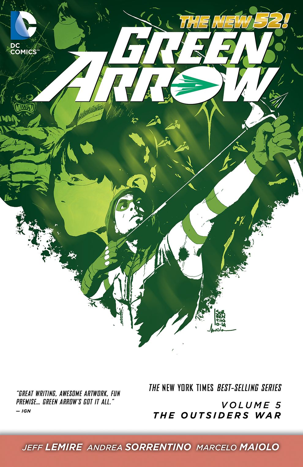 Green Arrow Vol. 5: The Outsiders War (The New 52) (NOOK Comic with Zoom View)