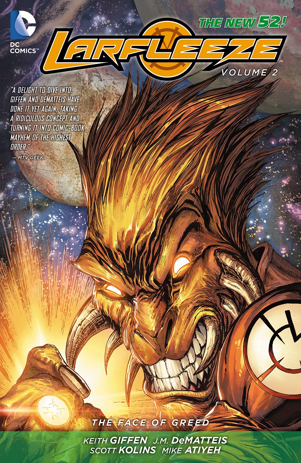 Larfleeze Vol. 2: The Face of Greed (The New 52) (NOOK Comic with Zoom View)