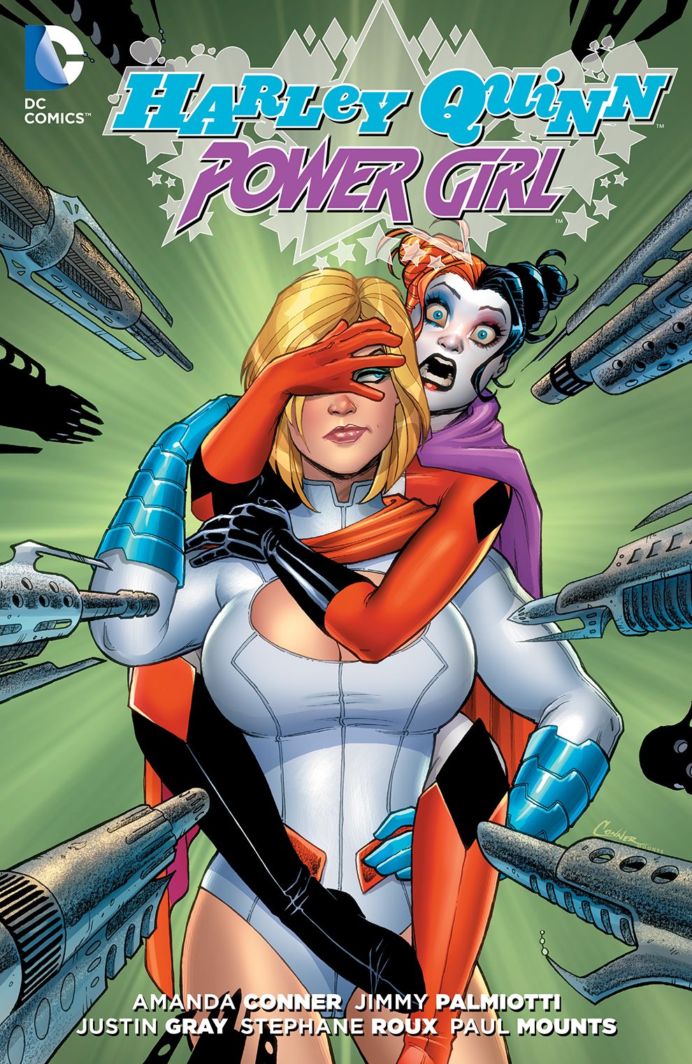 Harley Quinn and Power Girl (NOOK Comic with Zoom View)