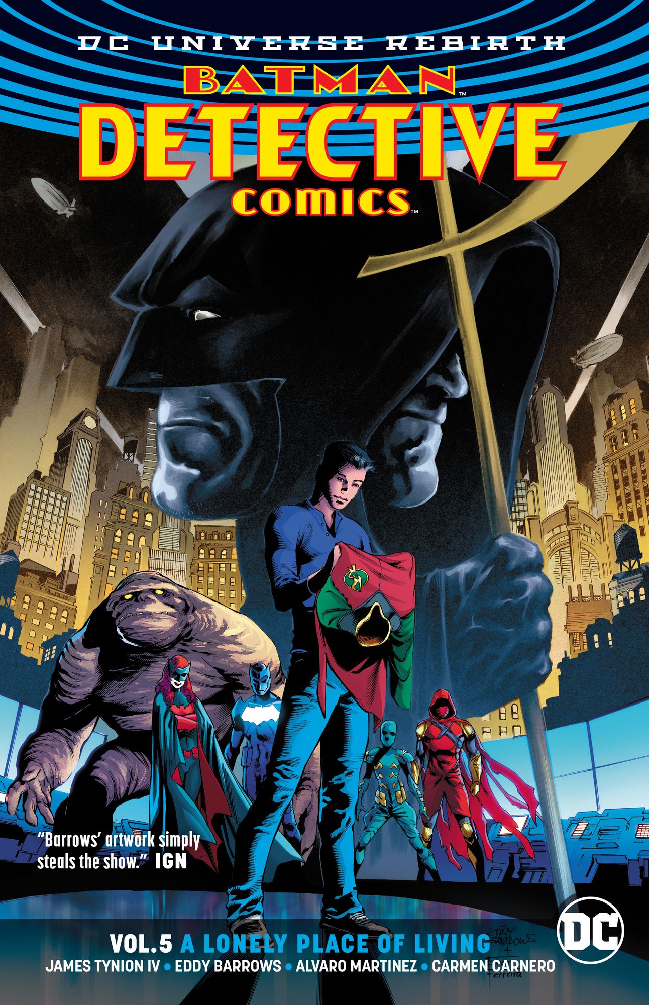 Batman: Detective Comics, Volume 5: A Lonely Place of Living (Rebirth