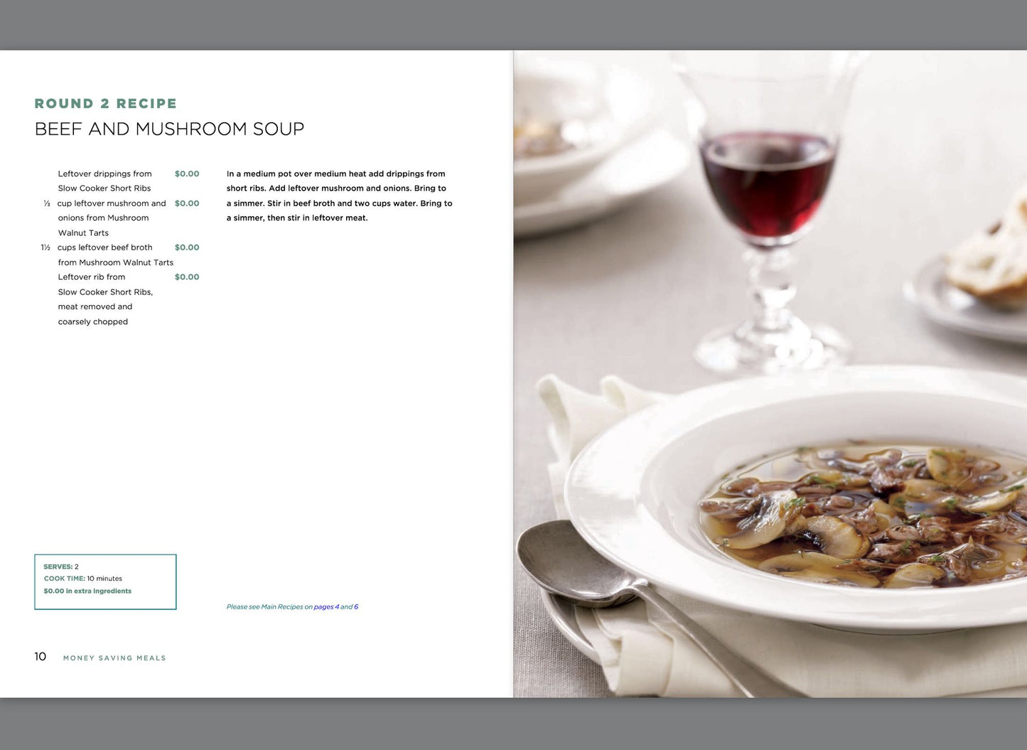 Money Saving Meals and Round 2 Recipes