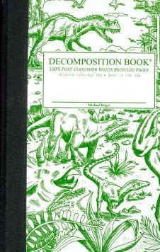 Dinosaurs Pocket-size Decomposition Book : College-ruled Composition Notebook With 100% Post-consumer-waste Recycled Pages