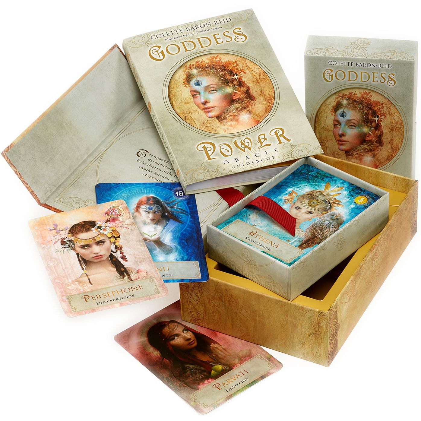 Goddess Power Oracle Cards: A 52-Card Deck and Guidebook