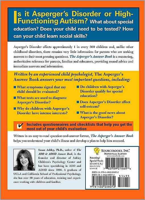 The Asperger's Answer Book: The Top 275 Questions Parents Ask