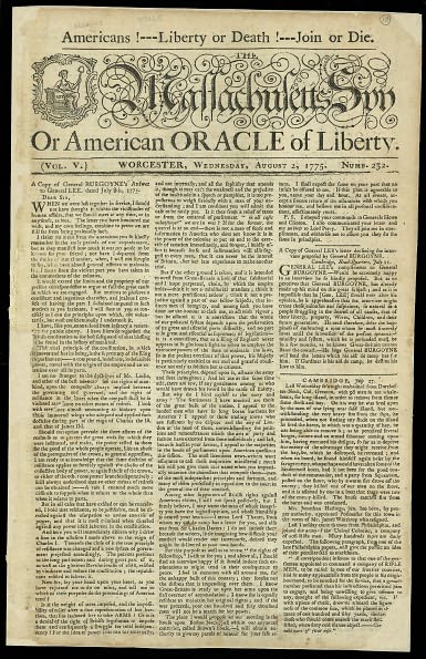 Reporting the Revolutionary War: Before It Was History, It Was News