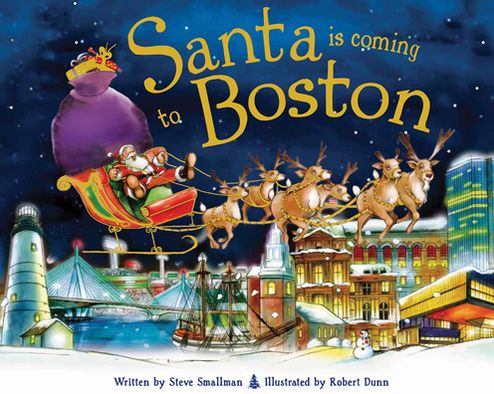 Santa Is Coming to Boston (PagePerfect NOOK Book)