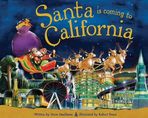 Santa Is Coming to California (PagePerfect NOOK Book)