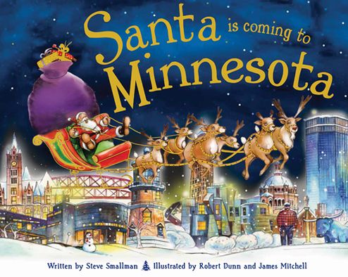 Santa Is Coming to Minnesota (PagePerfect NOOK Book)