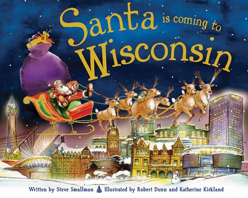 Santa Is Coming to Wisconsin (PagePerfect NOOK Book)