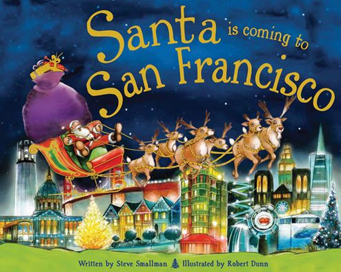 Santa Is Coming to San Francisco (PagePerfect NOOK Book)
