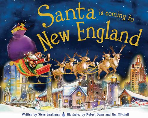Santa Is Coming to New England (PagePerfect NOOK Book)