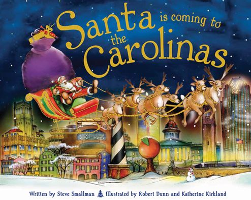 Santa Is Coming to the Carolinas (PagePerfect NOOK Book)