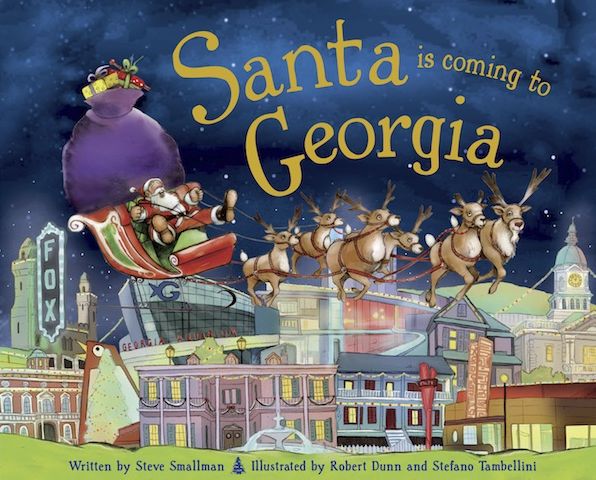 Santa Is Coming to Georgia (PagePerfect NOOK Book)