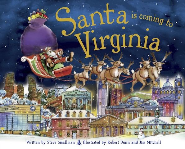 Santa Is Coming to Virginia (PagePerfect NOOK Book)