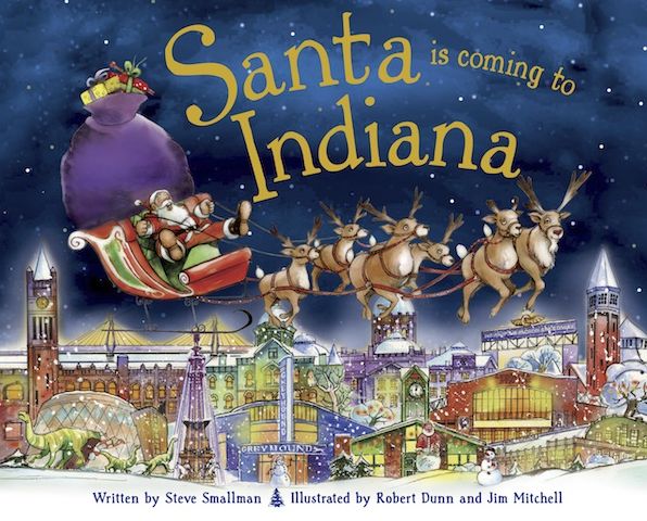 Santa Is Coming to Indiana (PagePerfect NOOK Book)