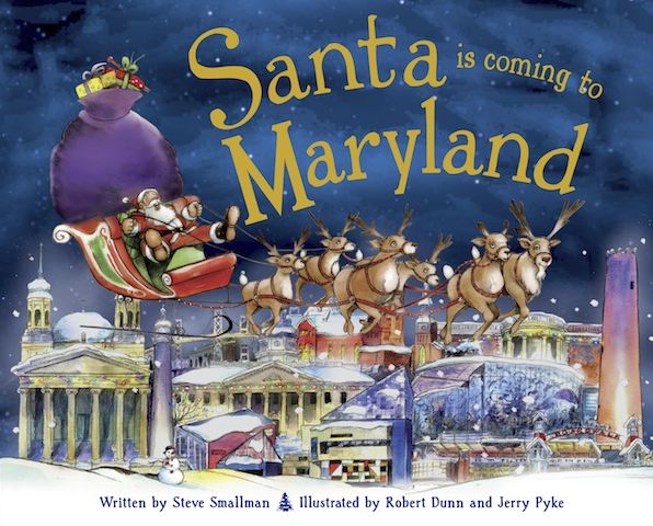 Santa Is Coming to Maryland (PagePerfect NOOK Book)