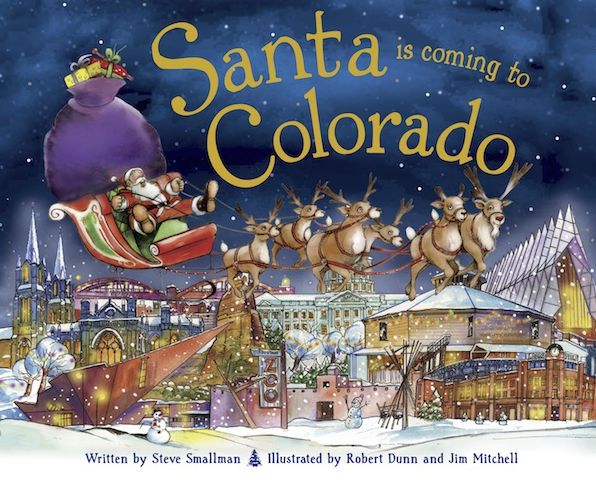 Santa Is Coming to Colorado (PagePerfect NOOK Book)