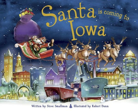 Santa Is Coming to Iowa (PagePerfect NOOK Book)