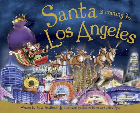 Santa Is Coming to Los Angeles (PagePerfect NOOK Book)