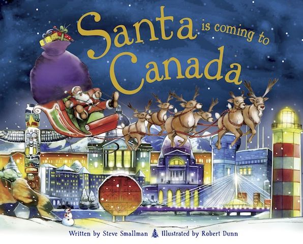 Santa Is Coming to Canada (PagePerfect NOOK Book)
