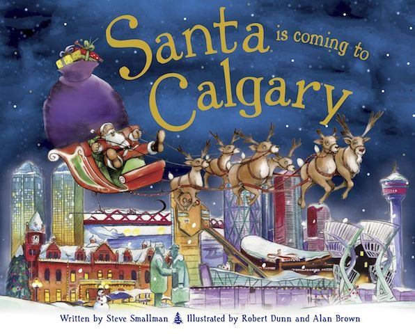 Santa Is Coming to Calgary (PagePerfect NOOK Book)
