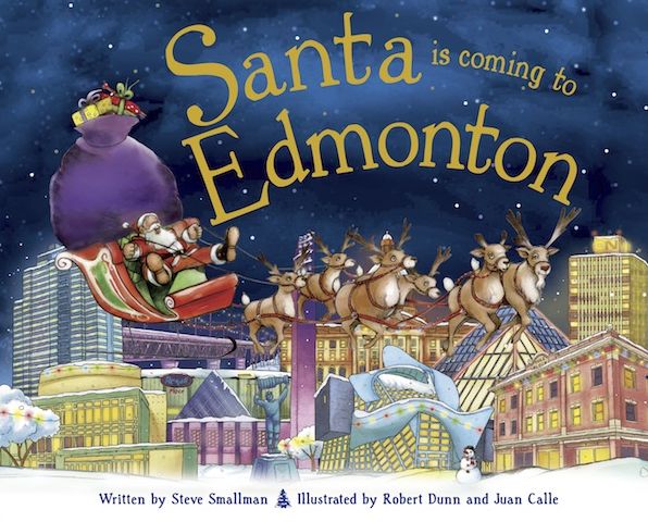 Santa Is Coming to Edmonton (PagePerfect NOOK Book)
