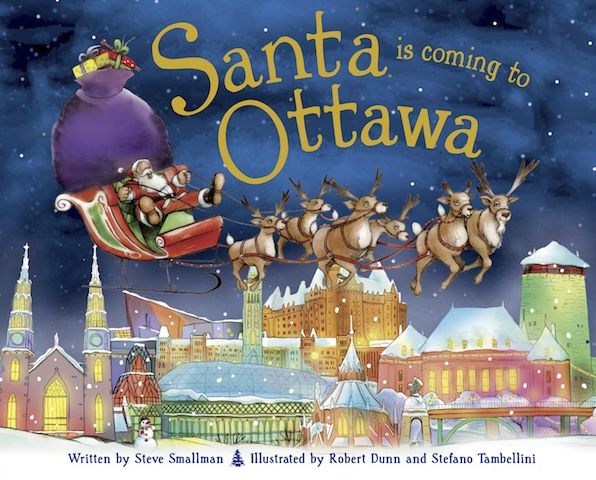 Santa Is Coming to Ottawa (PagePerfect NOOK Book)