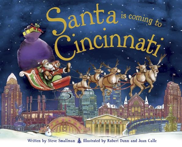 Santa Is Coming to Cincinnati (PagePerfect NOOK Book)