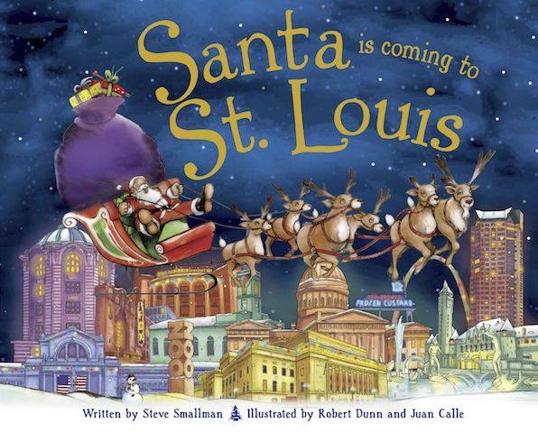 Santa Is Coming to St. Louis (PagePerfect NOOK Book)