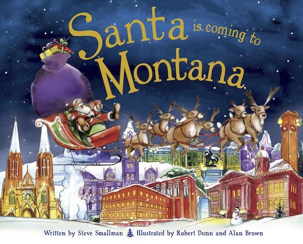 Santa Is Coming to Montana (PagePerfect NOOK Book)