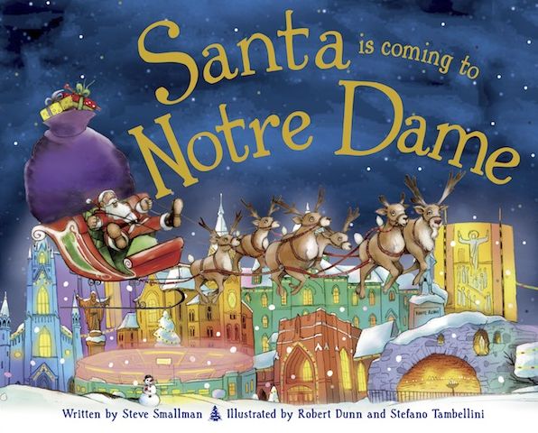Santa Is Coming to Notre Dame (PagePerfect NOOK Book)