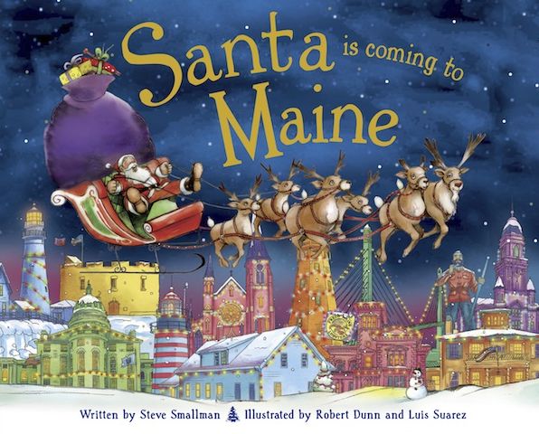 Santa Is Coming to Maine (PagePerfect NOOK Book)