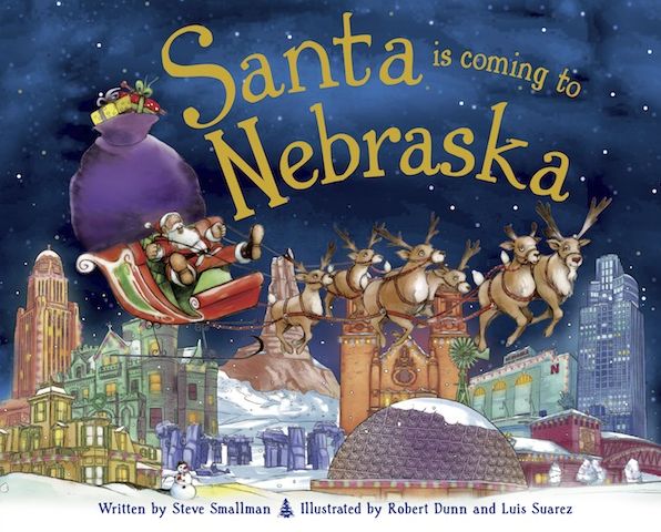 Santa Is Coming to Nebraska (PagePerfect NOOK Book)