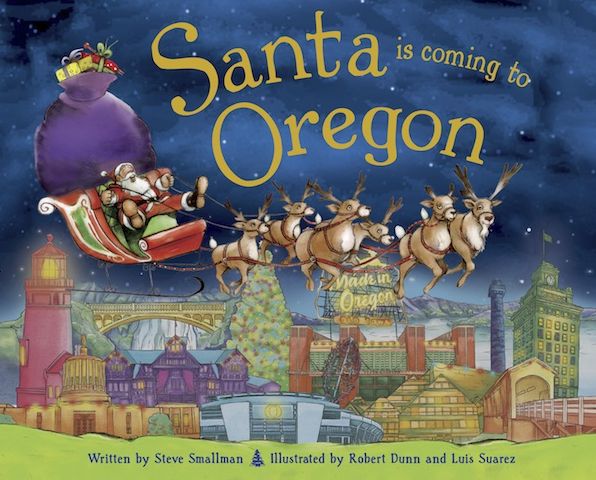 Santa Is Coming to Oregon (PagePerfect NOOK Book)
