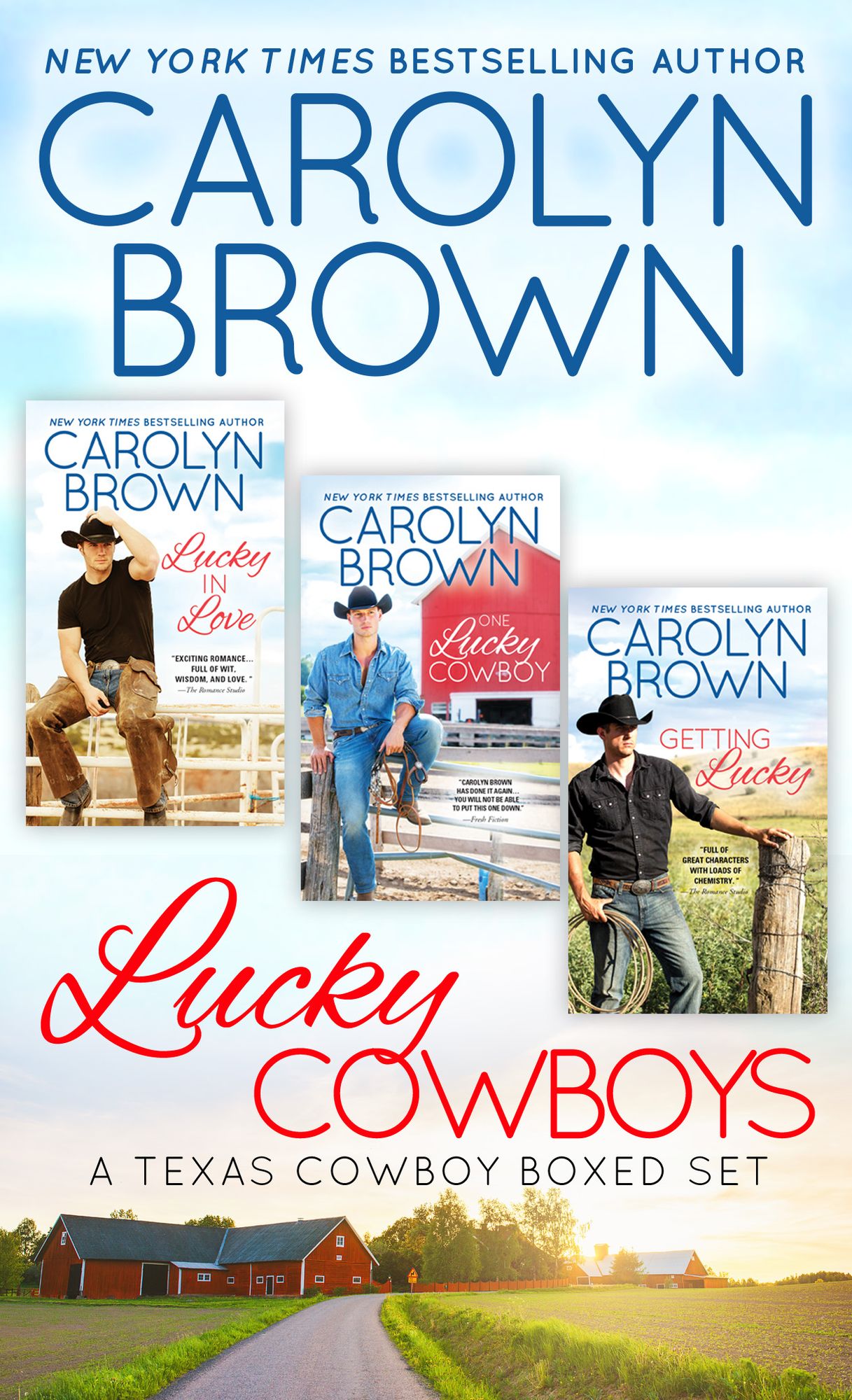 The Lucky Brothers Trilogy: A Texas Cowboy Boxed Set
