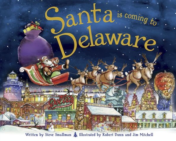 Santa Is Coming to Delaware (PagePerfect NOOK Book)