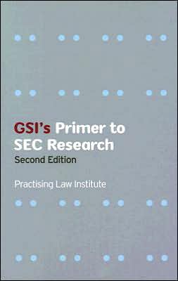 Gsi's Primer to SEC Research