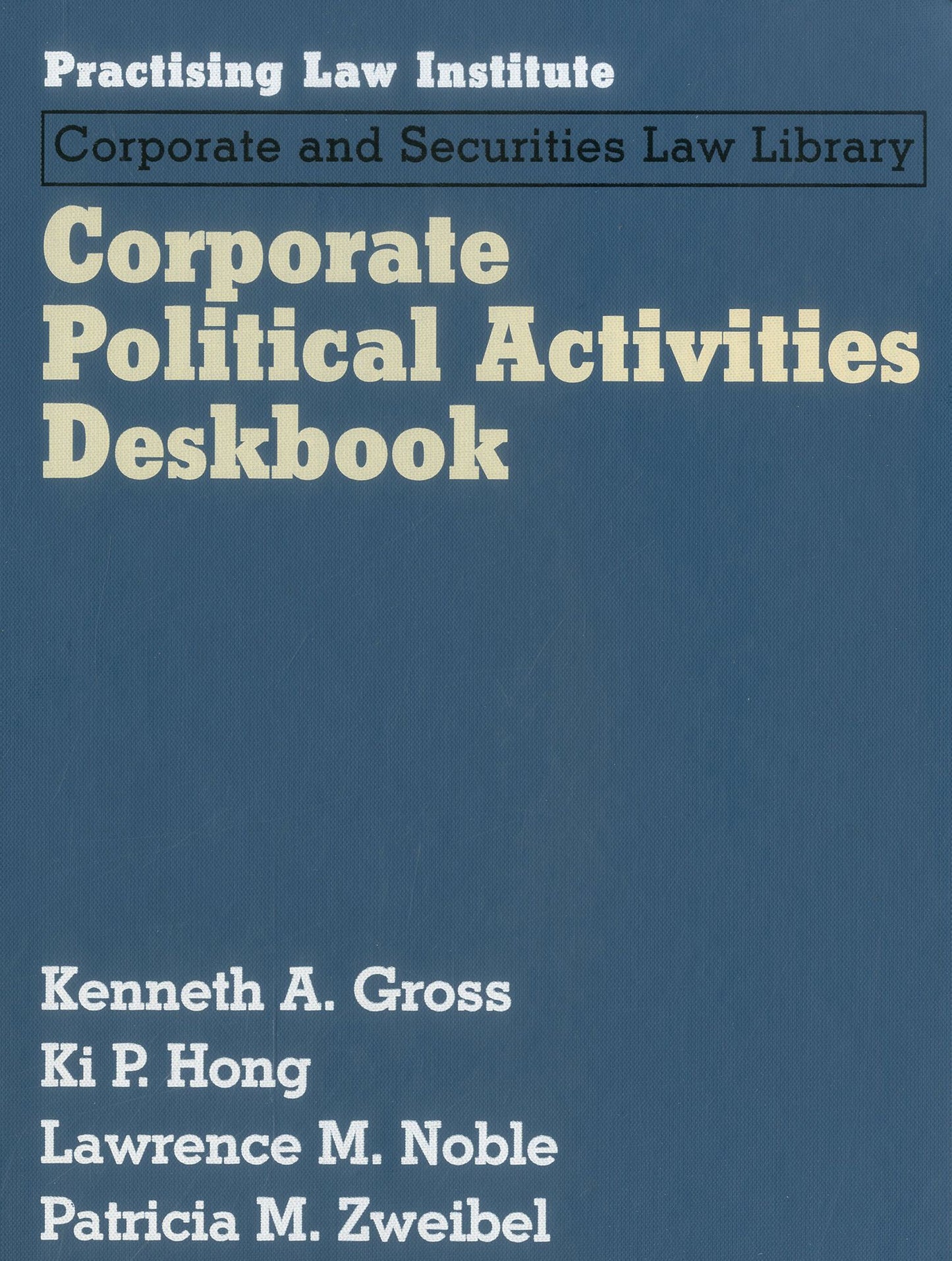 Corporate Political Activities Deskbook