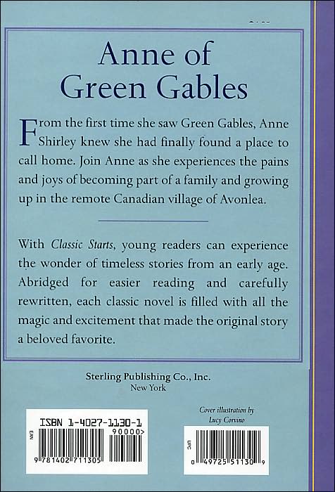 Anne of Green Gables (Classic Starts Series)