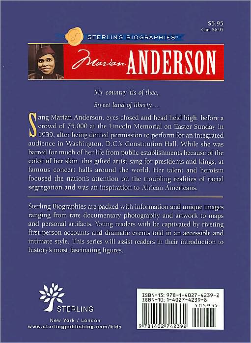 Marian Anderson: A Voice Uplifted (Sterling Biographies Series)
