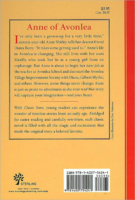 Anne of Avonlea (Classic Starts Series)