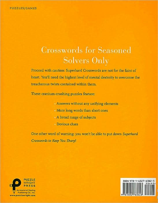Superhard Crosswords to Keep You Sharp